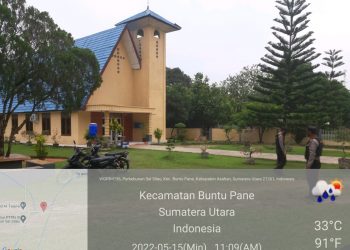 Personel Polsek Prapat Janji Lakukan Pengamanan Ibadah Hari Minggu di Gereja HKBP Sei Silau Barat