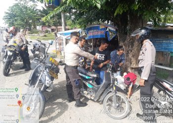 Personil Sat Samapta Polres Asahan Patroli ke Tempat Keramaian