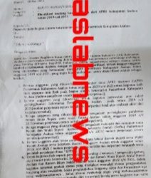 Pertanyakan 8 Poin Tentang Penggunaan Anggaran, Ketua LSM DPP IHI Kabupaten Asahan Layangkan Surat ke Bagian Umum 