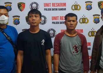 Kompak Mencuri, Pai dan Parulian Nginap di Hotel Prodeo Polsek Datuk Bandar