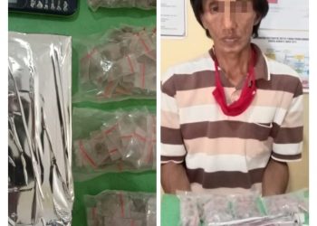  (DZatam/Taslab News).  Pelaku dan barang bukti diamankan di Mapolres Tapteng.