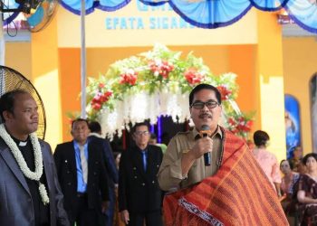 Bupati Labuhanbatu Resmikan Gereja Methodist Indonesia Jemaat Efata Sigambal