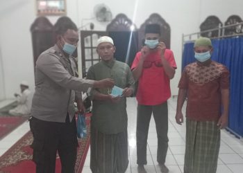 Personel Polsek Bandar Pulau Kunjungi Masjid Muhajirin