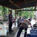 Bhabinkamtimas Polsek Simpang Empat  Gotong Royong di Dusun X, Desa Sungai Lama