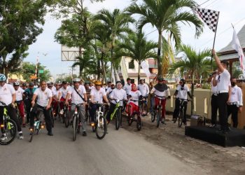 Polres Asahan Selenggarakan Fun Bike dan Baksos