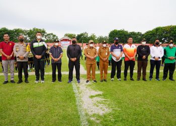 Kapolres Asahan dan Forkopimda Hadiri Kunjungan Danrem 022/PT dalam Liga Santri