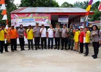Tim Direktorat Binmas Polda Sumut Lakukan Penilaian Pos Kamling Merah Putih Barokah di Asahan