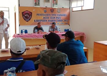 30 Orang Perwakilan Masyarakat Desa Teladan Ikuti Sosialisasi P4GN dan Dampak Negatif Pemakaian Narkoba