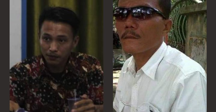 Ketua BEM STPS, Wali Oktavianus (kiri) dan Ketua Tim Investigasi Bara JP Sibolga, Hotma Purba (kanan).