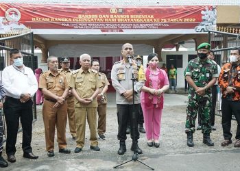 Peringatan Hari Bhayangkara ke-76, Polres Asahan Salurkan 1.200 Paket Sembako