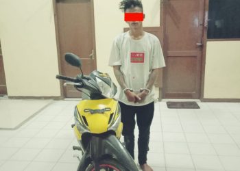 Personel Polsek Prapat Janji Polres Asahan mengamankan