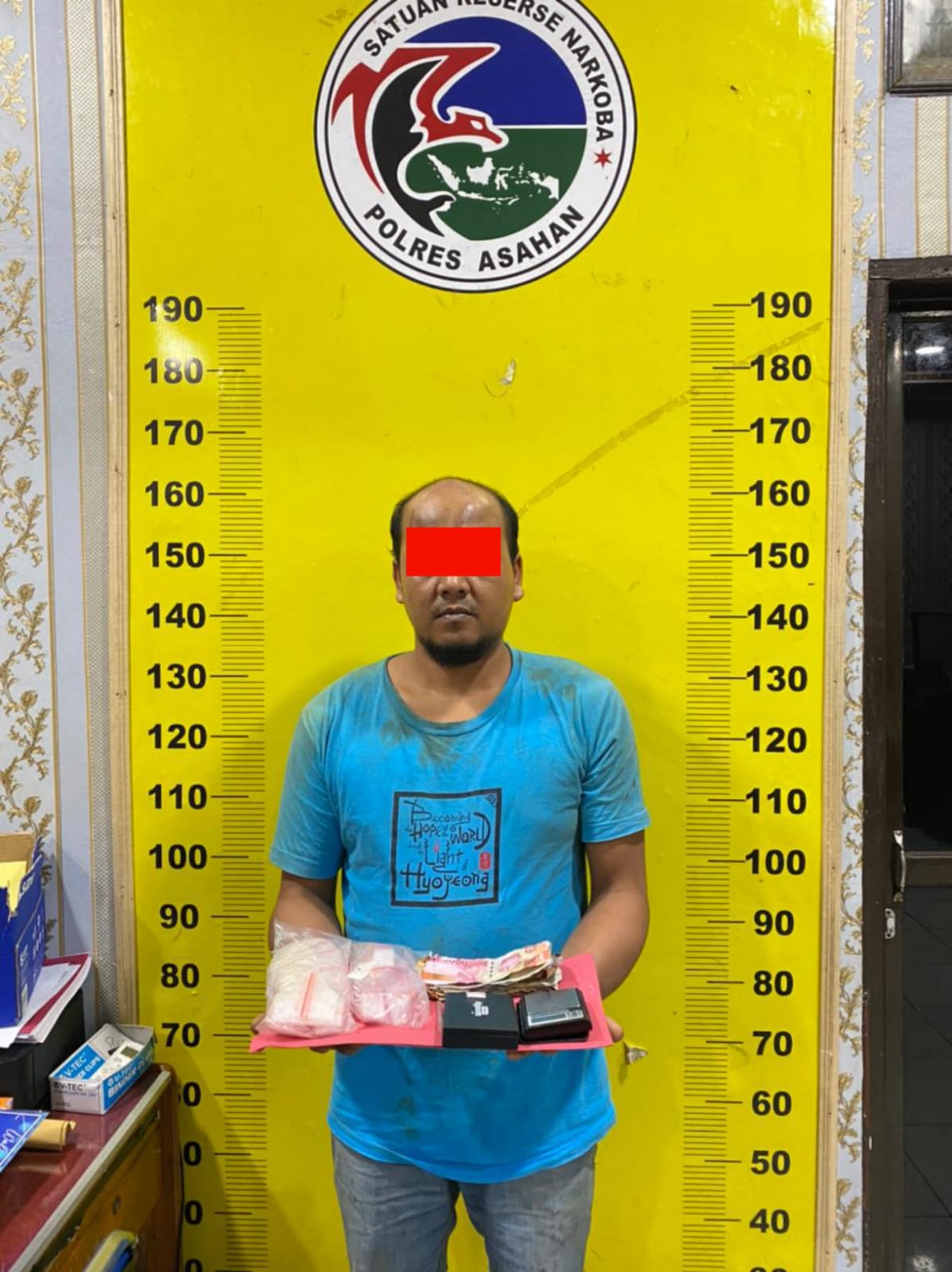 Satres Narkoba Polres Asahan mengamankan