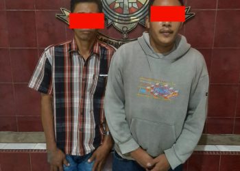 Unit Jatanras Satreskrim Polres Asahan mengamankan