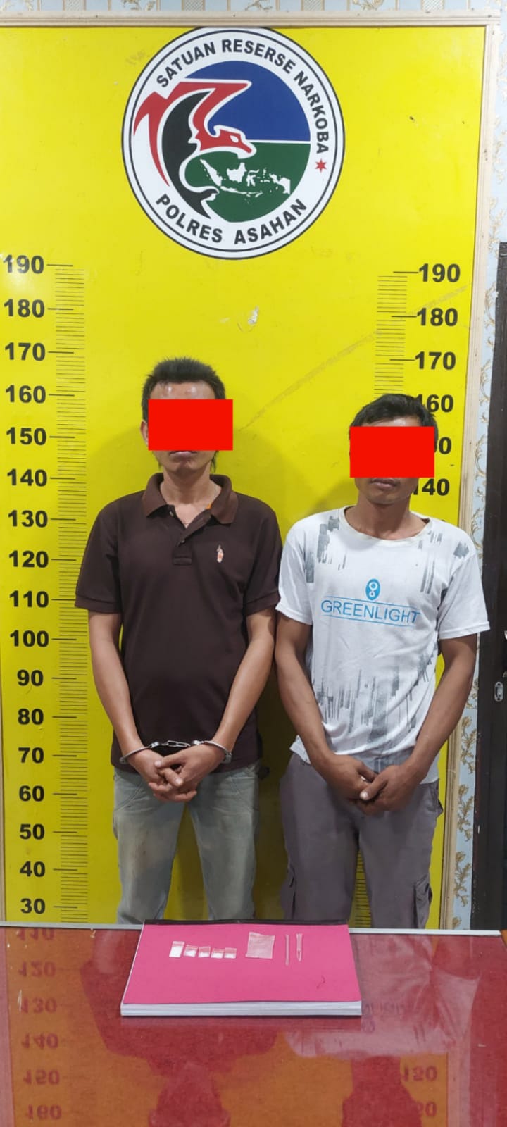 Dikibusi Warga Miliki Sabu, Dua Pria Ini Diringkus Personel Satres Narkoba Polres Asahan
