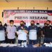 Kapolres Tanjungbalai Paparkan Kasus  Narkoba dengan 9 Tersangka