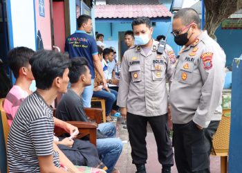 Kapolres Tinjau Vaksinasi Covid 19 Bagi Warga Binaan di Lapas Kelas II B Tanjungbalai