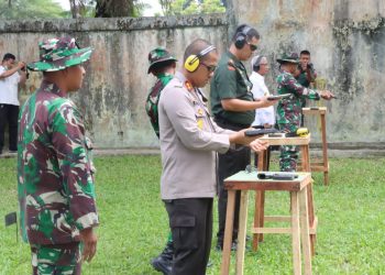 Dandim 0208 Asahan Juara I Tembak Meriah Kodim, Wakil Bupati Juara II, Kapolres dan Bupati Juara III