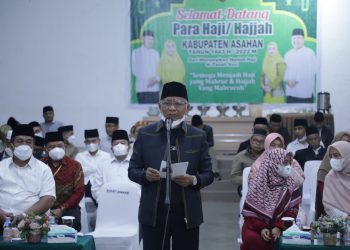 Bupati Asahan Berharap, 161 Jamaah Haji yang Baru Pulang dari Makkah Bisa jadi Tauladan Bagi Masyarakat