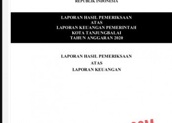Waduh, Menurut BPK Ada 300 Unit Lebih Aset Milik Pemko Tanjungbalai yang Hilang