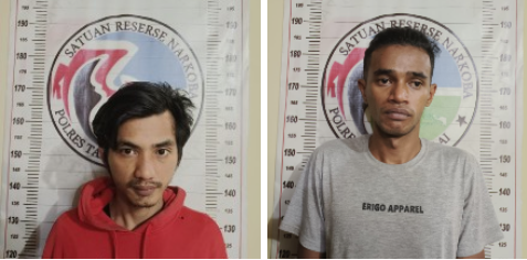 Usai Beli Sabu, Al Haris dan Sofyan Diringkus Satres Narkoba Polres Tanjungbalai