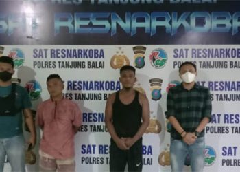 Gelar GKN di Rusunawa, Tiga Pria Diamankan Satres Narkoba Polres Tanjungbalai
