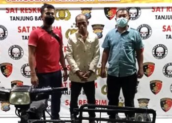 Nyuri Becak Barang, Samsul Diangkut Satreskrim Polres Tanjungbalai