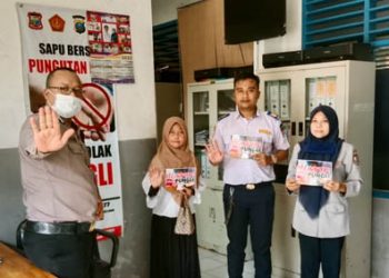 Sat Binmas Polres TanjungbaIai Sosialisasikan Satgas Saber Pungli 