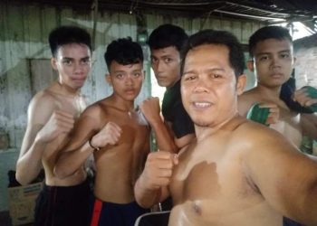 Ketua Pengkab Muaythai Asahan Asahan Nawawi alias Wak Alang