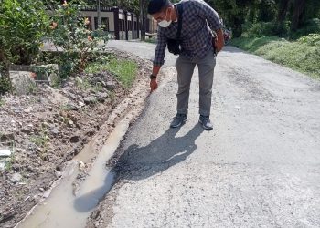 Warga Pertanyakan Proyek Pemeliharaan di Jalan Batu Permata yang Terkesan Asal Jadi, Baru Sebulan Selesai Sudah Rusak