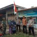 Ka Pol Posyan Meranti Ajak Warga Pasang Bendera Merah Putih