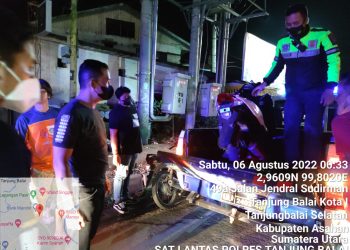 Antisipasi Balap Liar dan Ugal-ugalan, Satlantas Polres Tanjungbalai Laksanakan Penjagaan dan Patroli