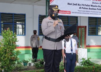 Waka Polres Asahan Berpesan pada Siswa-siswi SMP Negeri 6 Kisaran Agar Hati-hati Menggunakan Media Sosial