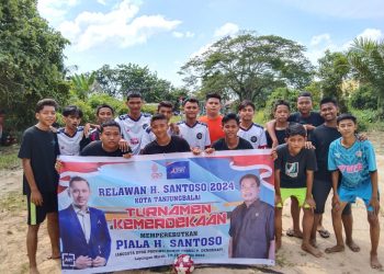 17 Tim Ikuti Turnamen Sepakbola Kiam Perebutkan Piala Anggota DPRD Provinsi Sumatera Utara H Santoso