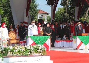 Plt Wali Kota H Waris Tholib Pimpin Upacara HUT Ke-77 RI di Kota Tanjungbalai 