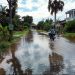 Diguyur Hujan Deras, Jalan di Desa Sei Beluru Tergenang Air