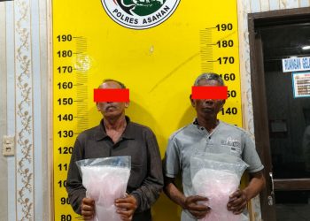 Dua Pengedar 8.837 Butir Pil Ekstasi Ibu Diringkus Personel Polres Asahan 