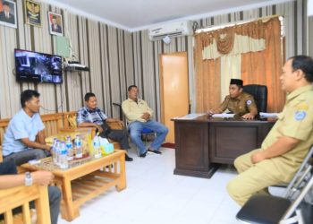 Kadis Kominfo Labuhanbatu Terima Kunjungan Pengurus PWI Perwakilan Labuhanbatu