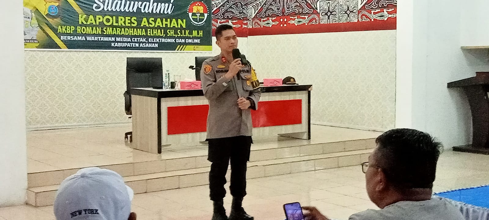 Silahturahmi dengan Insan Pres, Kapolres Asahan Berjanji Berikan Kemudahan dalam Informasi Pemberitaan