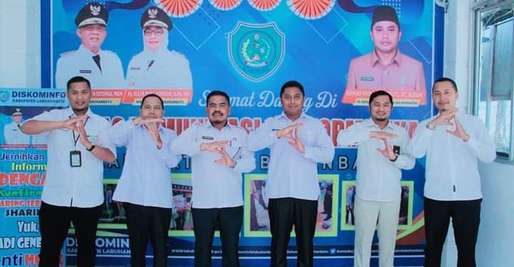 DisKominfo Labuhanbatu Terima Kunjungan Kepala Badan Statistik