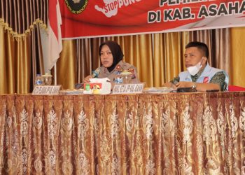 Waka Polres Asahan ikuti Sosialisasi Saber Pungli Pilkades