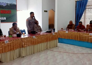 Kapolsek Kisaran Kota dan Danramil 18 Meranti dan Camat Hadiri Silahturahmi Bersama Cakades
