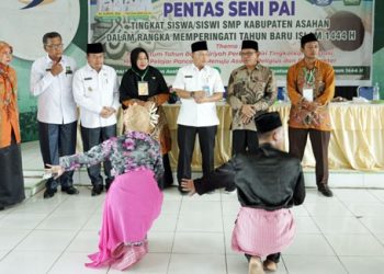 Lestarikan Budaya Asahan, Disdik Gelar Pentas Seni PAI Tingkat SMP