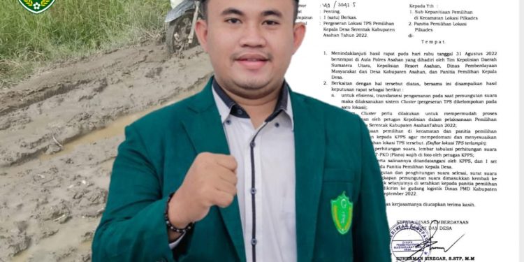 PD IPA Asahan Minta Dinas PMD Asahan Cabut Surat Edaran Perihal Pemindahan Lokasi TPS Pilkades