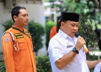 BPBD Labuhanbatu Terima Kunjungan SMP IT Al Fikri Kampung Pajak