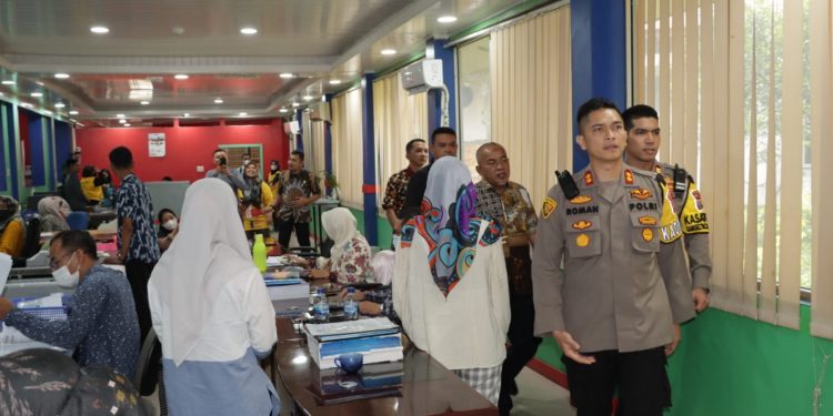 Kapolres Asahan Tinjau Ruang Pelayanan Publik di Kantor UPT PDD Samsat