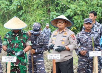 Kapolres Tanjungbalai Dukung Gerakan Penanaman Sorgum Nasional Tahun 2022