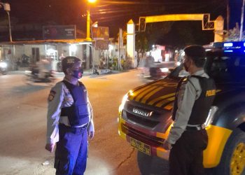 Personel Samapta Polres Asahan Patroli di Lokasi Rawan Gangguan Kamtibmas