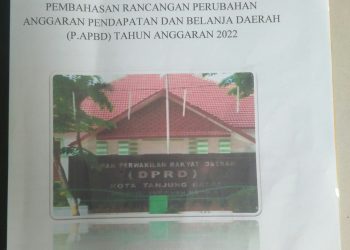 Perubahan APBD Kota Tanjungbalai Tahun Anggaran 2022 Disahkan Sebesar Rp624,830 Miliar