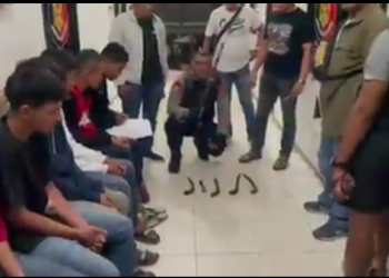 7 Pemuda Terlibat Tawuran Membawa Sajam Diringkus, Kapolres Asahan Pimpin Patroli Pengamanan