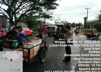 Polres Tanjungbalai Amankan Perayaan Jubileum 75 Tahun Gereja Katolik Santo Mikael
